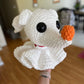MADE TO ORDER -Crocheted Ghost Dog 🤍