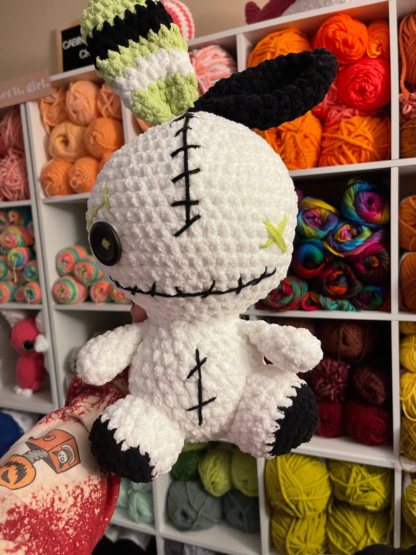 MADE TO ORDER White VooDoo Bunny