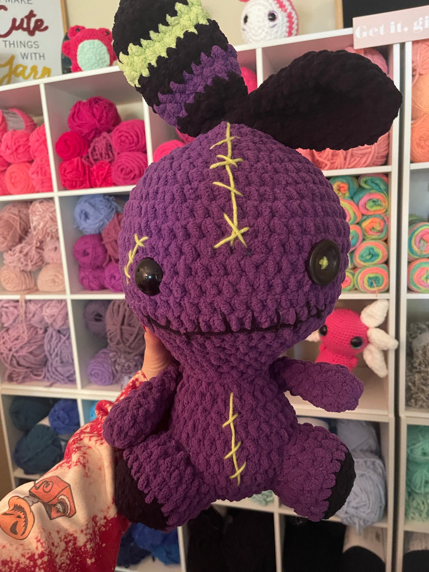 MADE TO ORDER Purple VooDoo Bunny