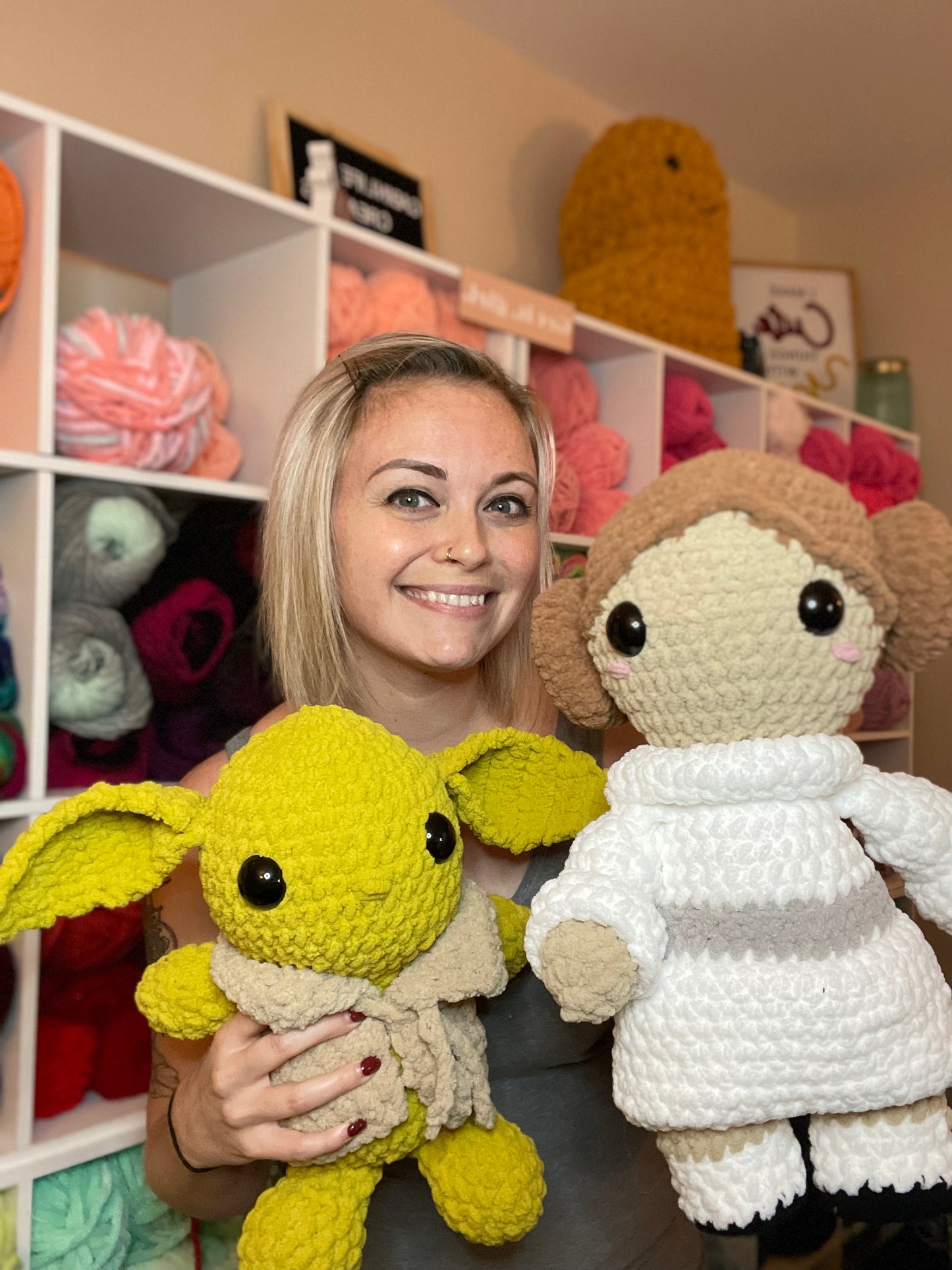 Crocheted Space plushies set !