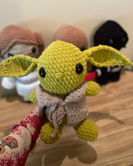Crocheted Space plushies set !