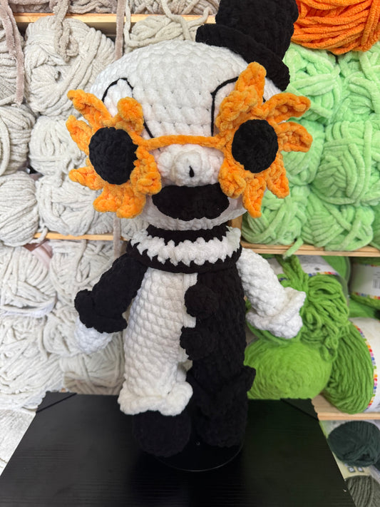 MADE TO ORDER Sunflower Clown Doll