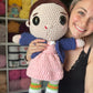 MADE TO ORDER Crocheted Doll