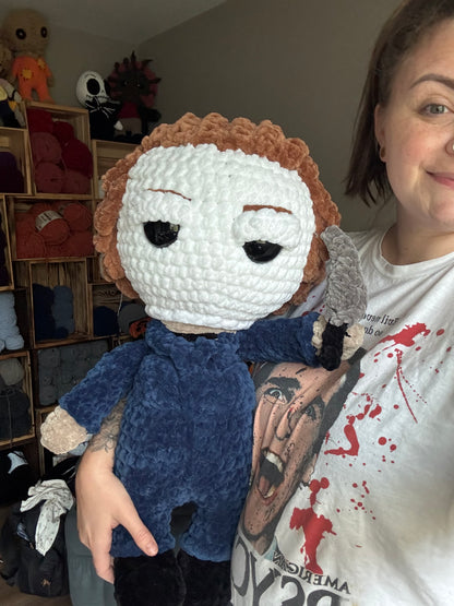 JUMBO Michael Stitches|28” Handmade Horror Collector Doll (Copy)