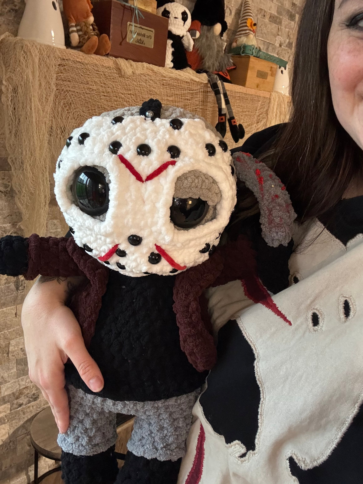 The Elm Street Executioner 🔪 | 18” Handmade Crochet Horror Doll