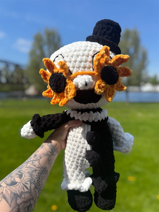 MADE TO ORDER Sunflower Clown Doll
