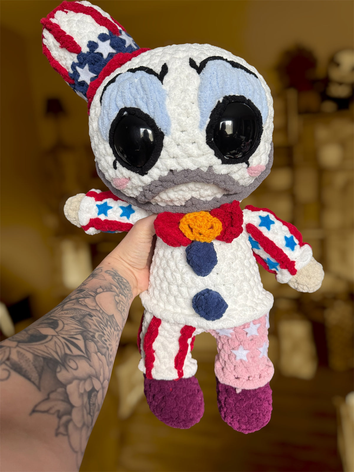 🤡 Captain Snuggles| 18” Handmade Horror Collector Doll