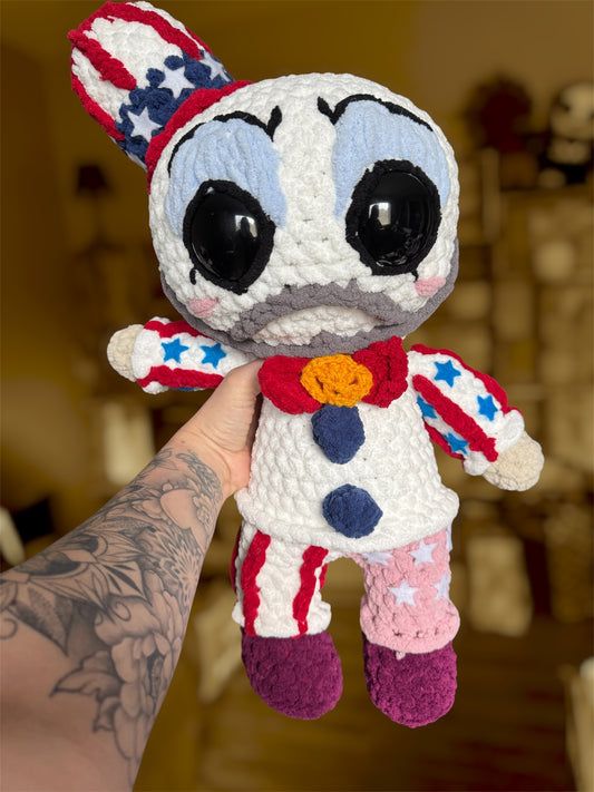 🤡 Captain Snuggles| 18” Handmade Horror Collector Doll