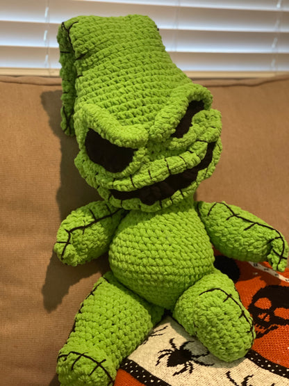 MADE TO ORDER Spooky Sack Man Plushie- Tan and Green Options !