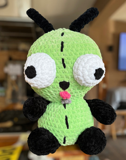 MADE TO ORDER JUMBO Little green alien dog