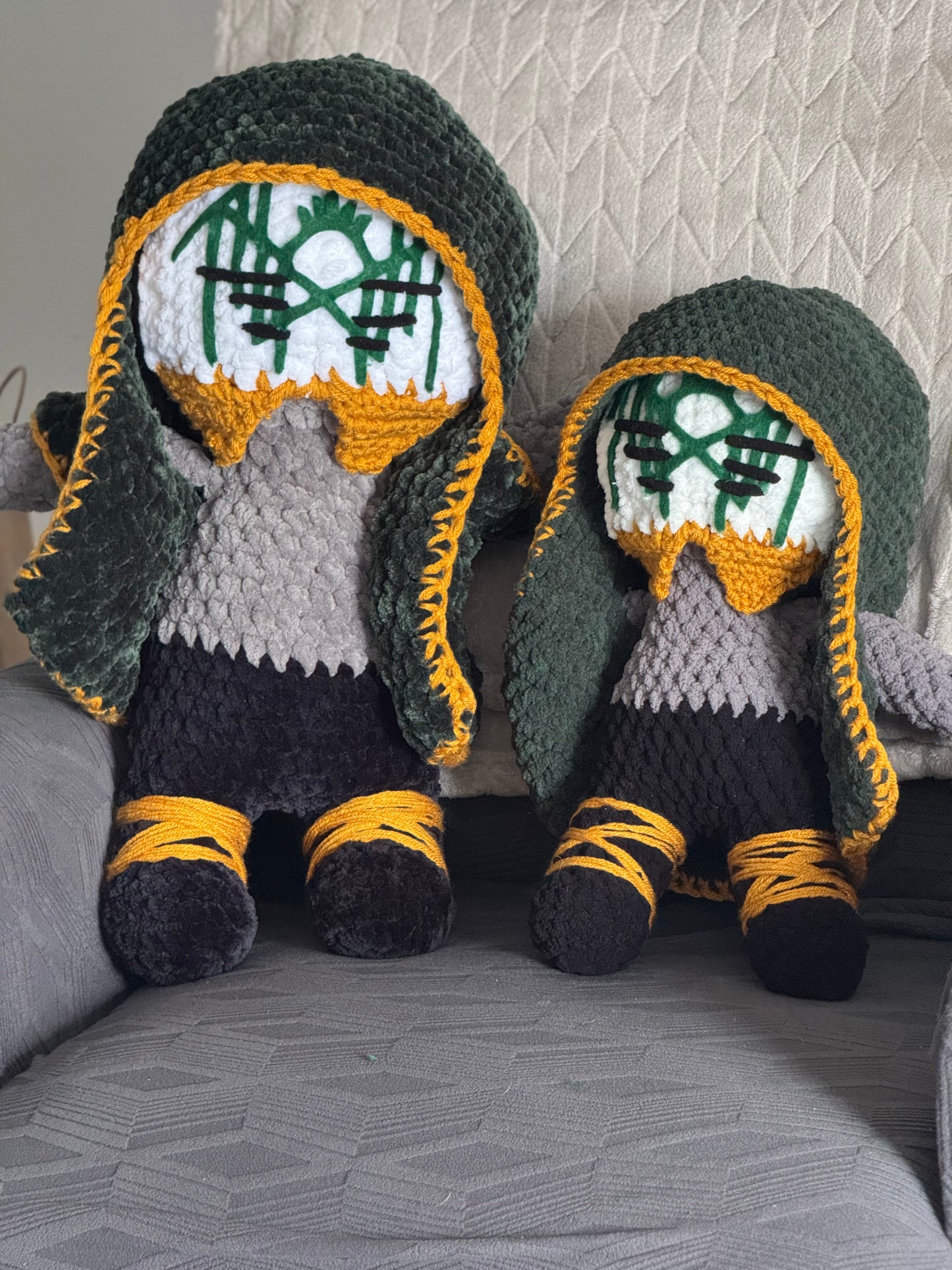 Jumbo MADE TO ORDER Green & Gold Reaper Doll
