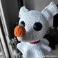 MADE TO ORDER -Crocheted Ghost Dog 🤍