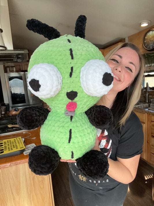 MADE TO ORDER JUMBO Little green alien dog