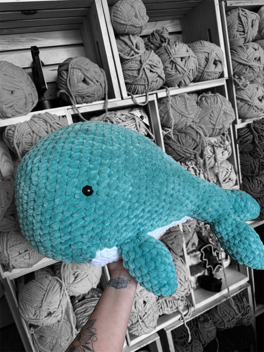 Crocheted Whale jumbo