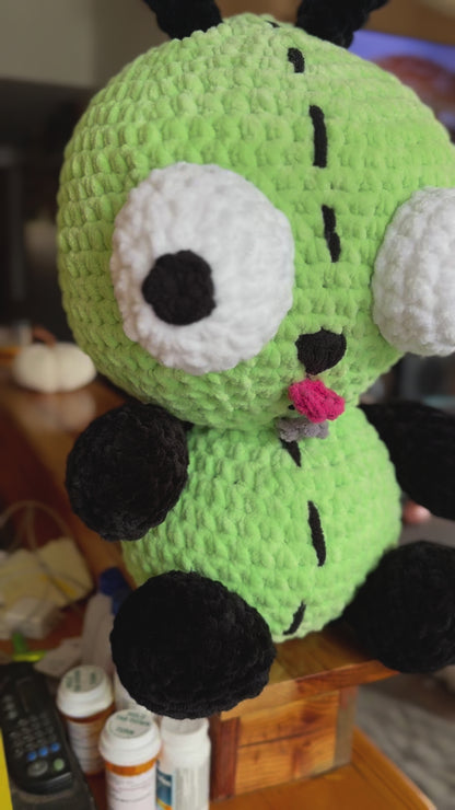MADE TO ORDER JUMBO Little green alien dog