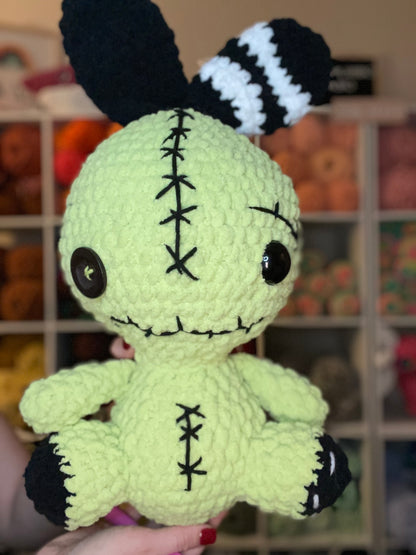 MADE TO ORDER Lime Green VooDoo Bunny