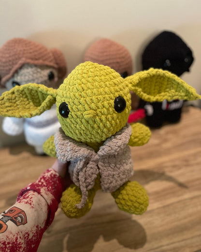 Crocheted Space plushies set !